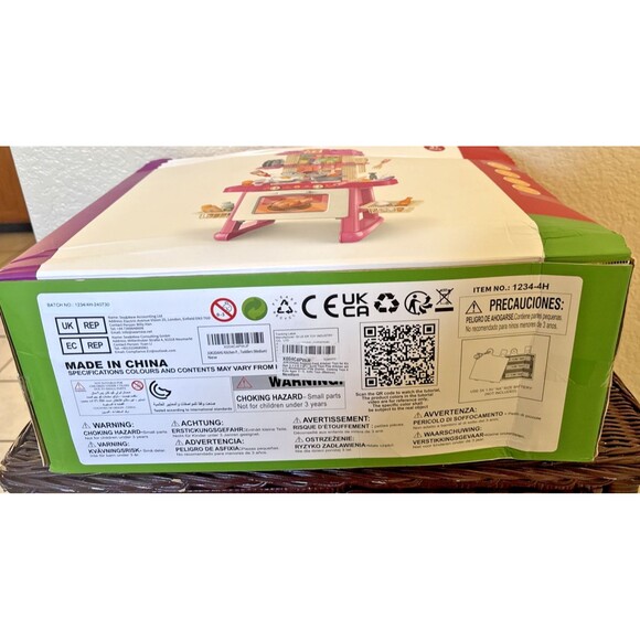 Jukudahu Spray Kitchen Playset Kids Toy W/Pretend Food, Pots & Pans + More NEW - Picture 11 of 12